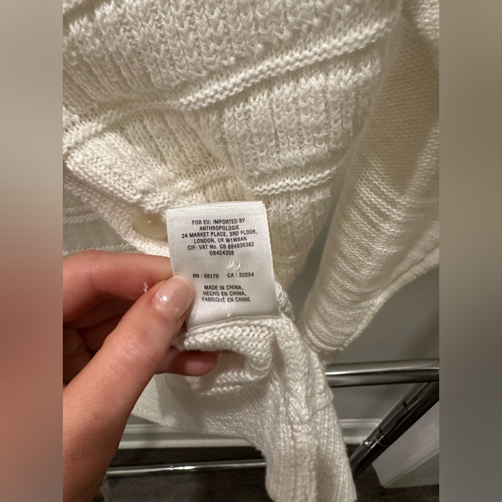 Anthropologie Knit Cropped Cardigan - Picture 5 of 6